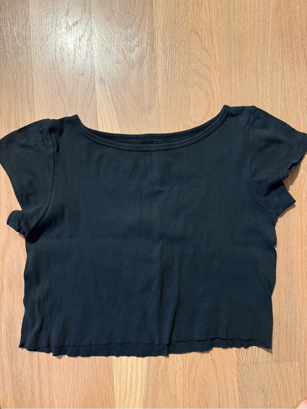 Mixed Women's Brandy Melville Tops Bundle — White, Black, Gray, Light Blue - Picture 14 of 16